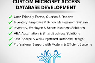 build or upgrade microsoft access database