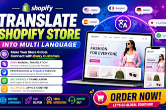 translate your shopify store in any language in 24 hrs