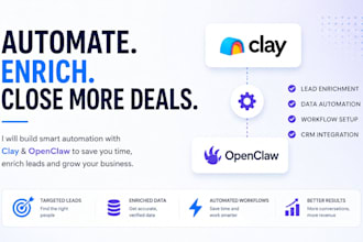build advanced clay and openclaw automation workflows
