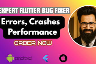 fix flutter bugs, errors, and crashes in your mobile app