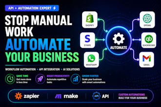 integrate apis and automate your business workflows