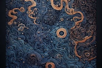 draw abstract painting art or color abstract art