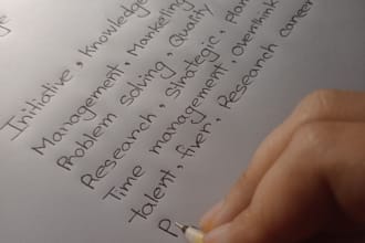 write anything with my beautiful handwriting