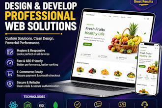 design and develop your ecommmerce website