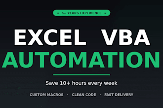 automate your excel tasks with custom vba programming