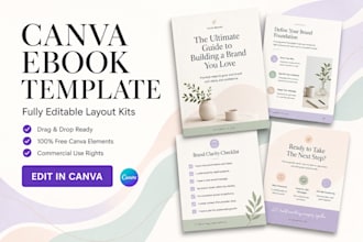 design editable canva ebook template for lead magnet