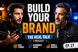 design finance and podcast youtube thumbnails