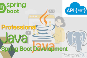 build scalable spring boot rest API and microservices backend