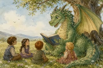 illustrate your story in a colorful narrative style that appeals to kids