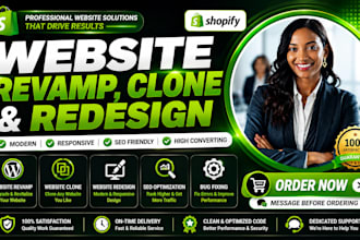 redesign clone copy shopify store, design custom shopify website, shopify SEO