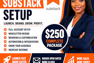 substack newsletter redesign, substack account setup manage substack newsletter