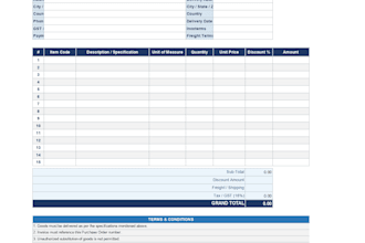 manage rfq, vendor comparison and procurement tasks