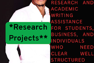 provide a complete professional research project