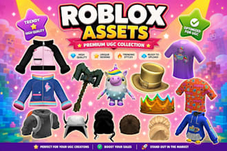 model roblox ugc 3d model accessories wearable roblox hair roblox commission ugc