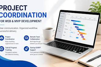 manage and coordinate your web or mvp development project
