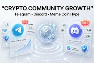 manage, grow, engage your crypto telegram and discord community daily
