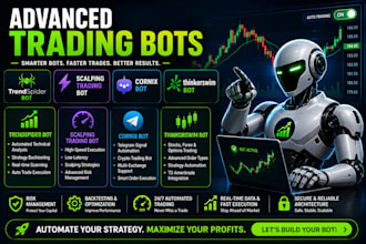 develop trendpsider bot, scalping trading bot, cornix bot, thinkorswim bot