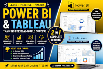 teach power bi and tableau for data analytics