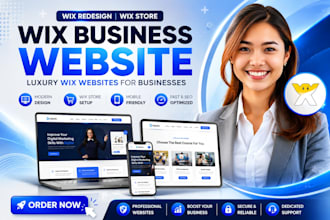 design wix website wix business website wix ecommerce store wix landing page