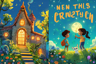illustrate children story book and kids story book