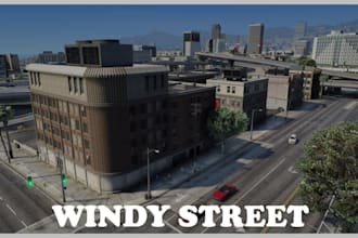 design custom gta city, fivem custom city, custom props, gta5 custom prop, fivem
