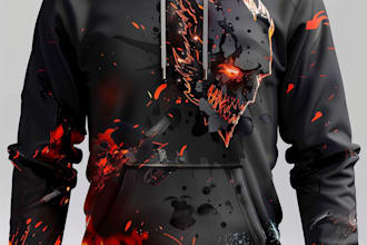 make trendy streetwear hoodie design