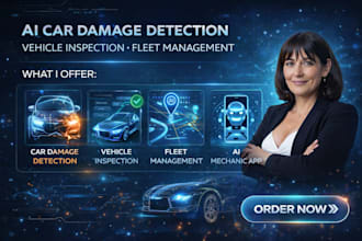 create ai car damage detector, ai vehicle inspection, ai fleet management saas