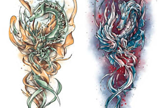 design professional creative tattoo design