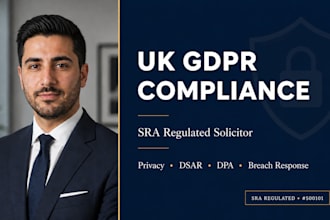 draft gdpr compliant privacy policy and terms for UK websites as a UK solicitor