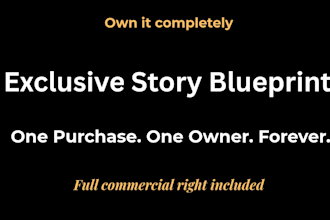 exclusive gothic horror story blueprint with full rights