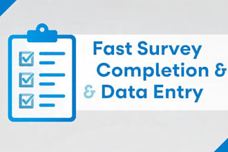 do online surveys and data entry fast and accurately