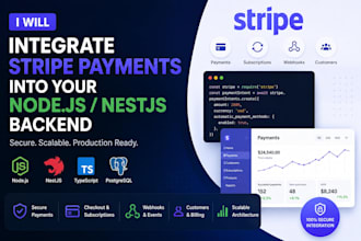 integrate stripe payments into your nodejs or nestjs backend
