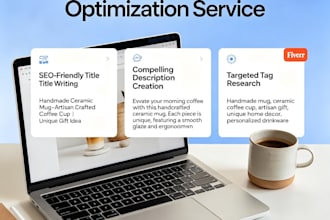 do etsy listing SEO expert craft high converting title description tags for you