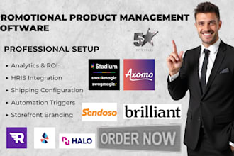 setup professional promotional product management software