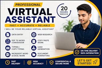 do fast typing, PDF to word and assignment work
