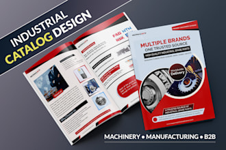 design product catalog for industrial company