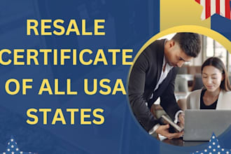 do resale certificate and seller permit in all states of USA
