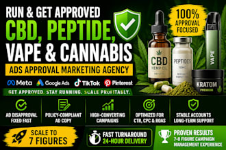 fix cbd vape peptide cannabis ads disapproval and run compliant campaigns