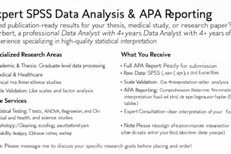 do spss data analysis with apa report writing