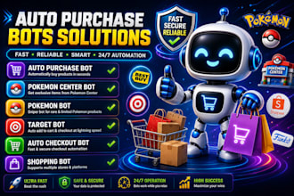 make auto checkout bot auto purchase bot pokemon bot auto buying bot walmart bot