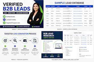 provide verified b2b leads with emails and linkedin profiles