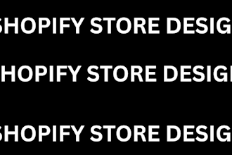 design shopify store develop dropshipping store