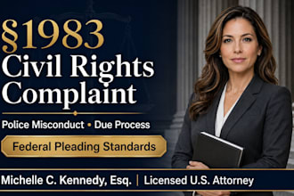 draft a powerful section 1983 civil rights violation complaint as a USA attorney