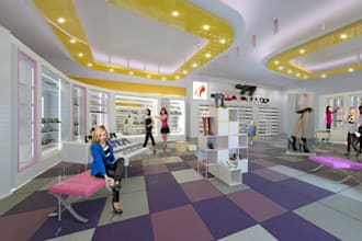do 2d layout design, 3d shopping mall, warehouse, office layout, clinic design