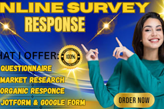 create and conduct your online survey with real consumer