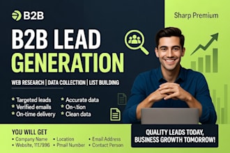 do b2b lead generation for verified b2b targeted leads