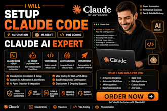 setup claude code claude ai automation ai agent vibe coding claude expert