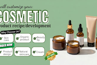 develop anti aging cream, serum, skincare, private label cosmetic formulation