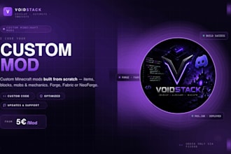 create a custom minecraft forge or fabric mod