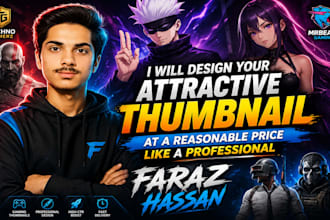 create stunning thumbnails for gaming business and entertainment